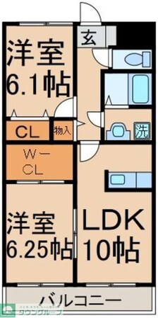 シャトルコートの物件間取画像